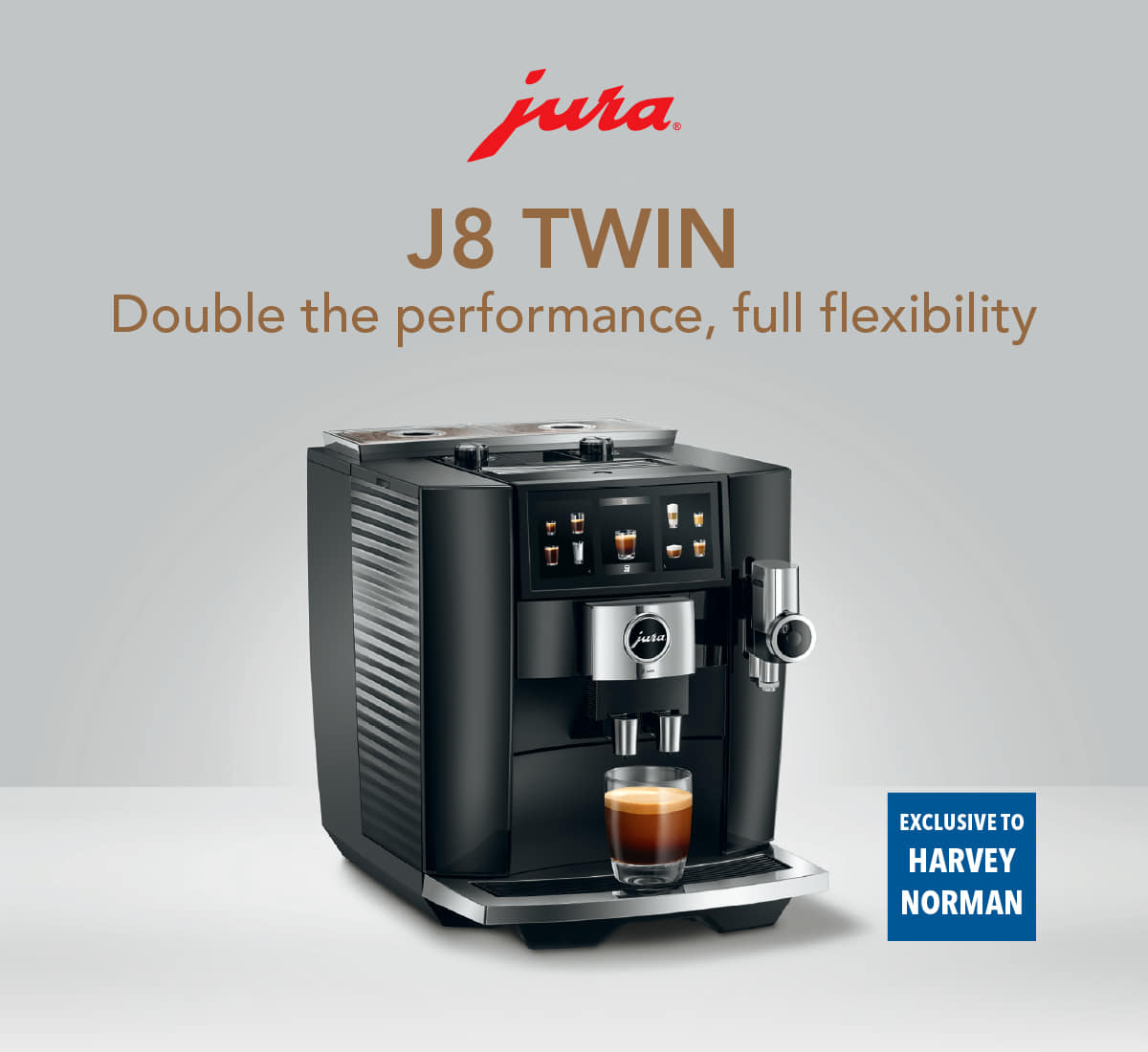 Introducing the Jura J8 Twin Automatic Coffee Machine Harvey Norman