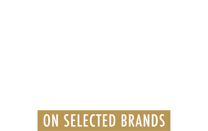 Huge deals on selected Brands
