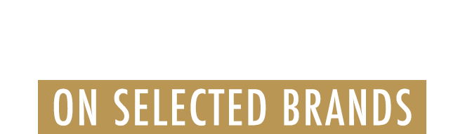 Huge deals on selected Brands