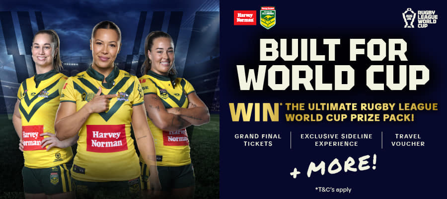 Built for the World Cup - WIN* the Ultimate Jillaroos World Cup Prize Pack